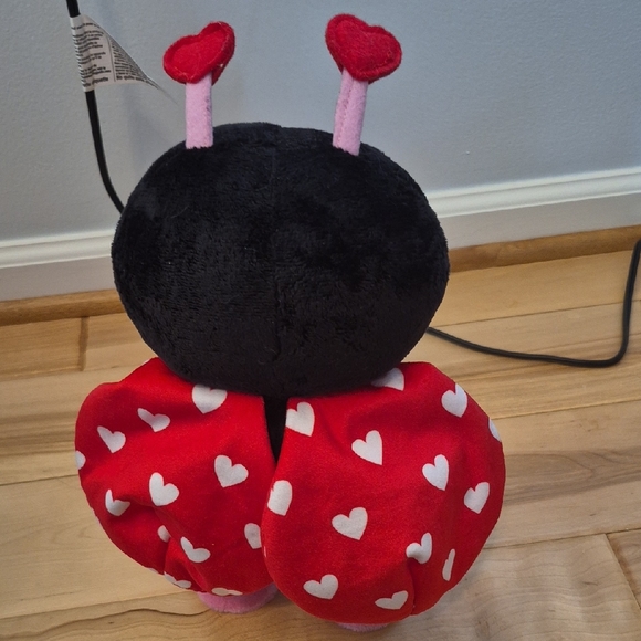Hallmark Pink and Black Lovebug Plush with Book - Picture 3 of 13